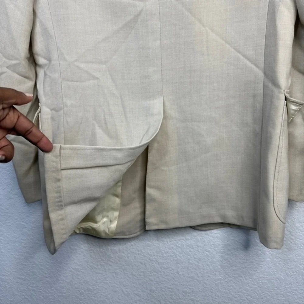 Kendan's Ltd Wimbledon Blazer‎ Men 42R Tan Vintage Gold 2-Button USA Made Golf